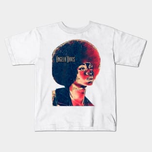 Angela Davis Kids T-Shirt